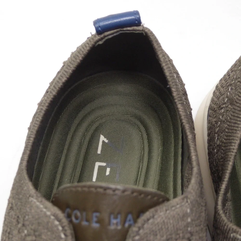 Cole Haan Mens 2.ZERØGRAND Stitchlite Wingtip Oxford Shoes Dark Taupe Size 11